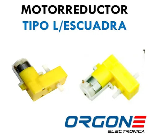 Motor con reductor para robótica 3-6V 120:1 Aprox.: 50RPM@3.0VDC